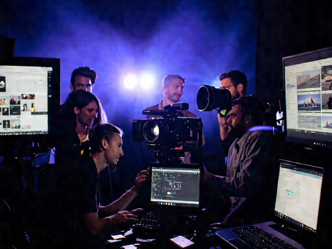 Corporate Film Production Crew